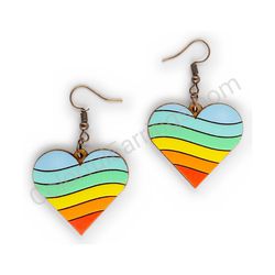 Heart earrings, ce00163