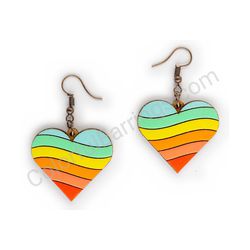 Heart earrings, ce00164