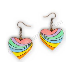Heart earrings, ce00167