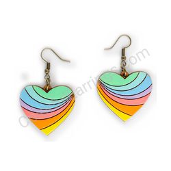 Heart earrings, ce00170