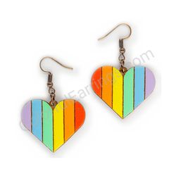 Heart earrings, ce00173