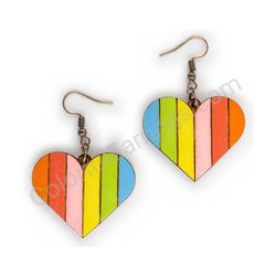 Heart earrings, ce00174