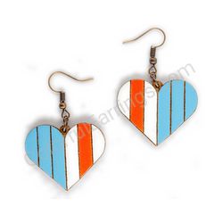 Heart earrings, ce00176