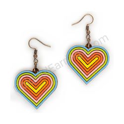 Heart earrings, ce00185