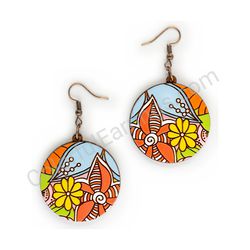 Floral Earrings, ce00218