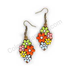 Floral Earrings, ce00381