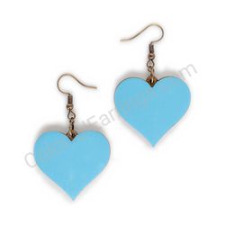 Heart earrings, ce00385