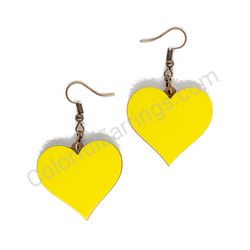 Heart earrings, ce00386