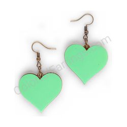 Heart earrings, ce00389