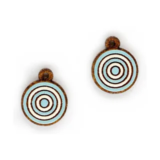 Circle Stripes – Blue