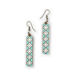 Diamond Stripes – Turquoise