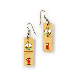 Bird & Worm Duo – Multicolor