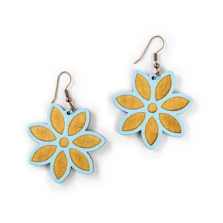 Elegant Bloom Outline – Blue 2