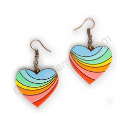 Heart earrings, ce00166