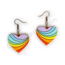 Heart earrings, ce00168