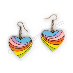 Heart earrings, ce00169