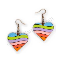 Heart earrings, ce00171