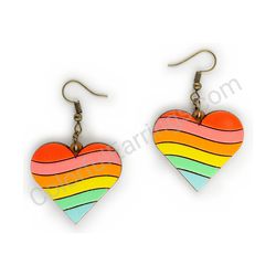 Heart earrings, ce00172