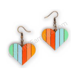 Heart earrings, ce00175