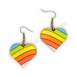 Heart earrings, ce00180