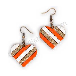 Heart earrings, ce00187