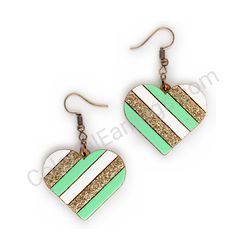 Heart earrings, ce00188