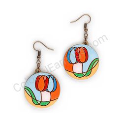 Floral Earrings, ce00204