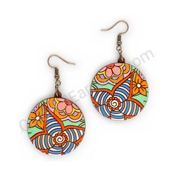 Floral Earrings, ce00214