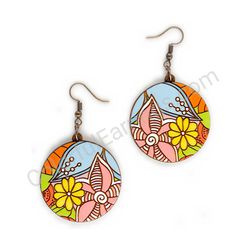 Floral Earrings, ce00217