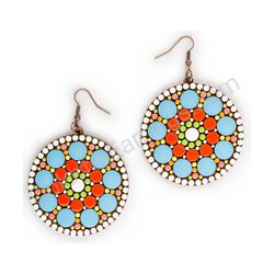 Mandala Earrings, ce00328