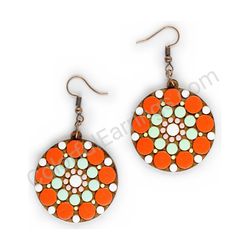 Mandala Earrings, ce00349