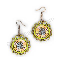 Floral Earrings, ce00360