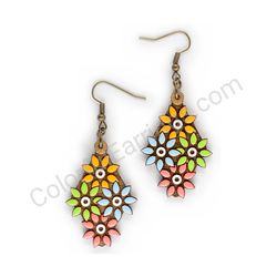 Floral Earrings, ce00376