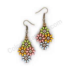 Floral Earrings, ce00377