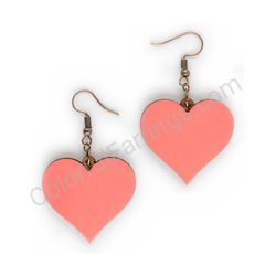 Heart earrings, ce00383