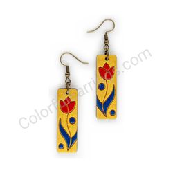 Floral Earrings, ce00406