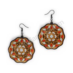 Mandala Earrings, ce00476