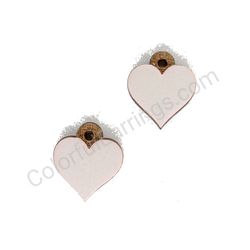 Heart earrings, ce00611