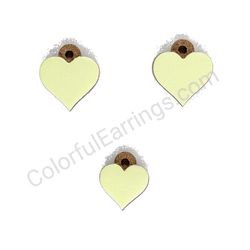 Heart earrings, ce00634