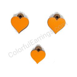 Heart earrings, ce00637