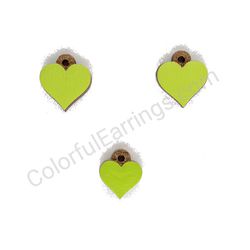 Heart earrings, ce00640