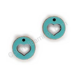 Heart earrings, ce00646