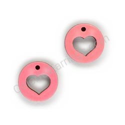 Heart earrings, ce00654