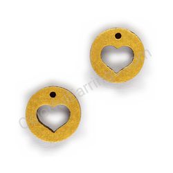 Heart earrings, ce00659