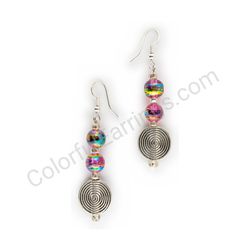 Beaded earrings, ce00718