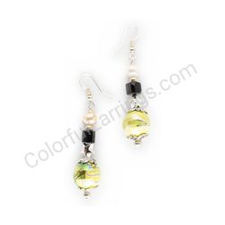 Beaded earrings, ce00722