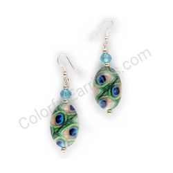 Beaded earrings, ce00749