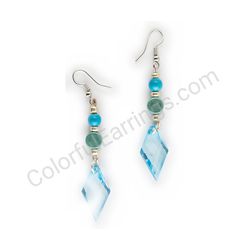 Beaded earrings, ce00763