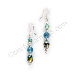 Beaded earrings, ce00764