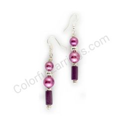 Beaded earrings, ce00773